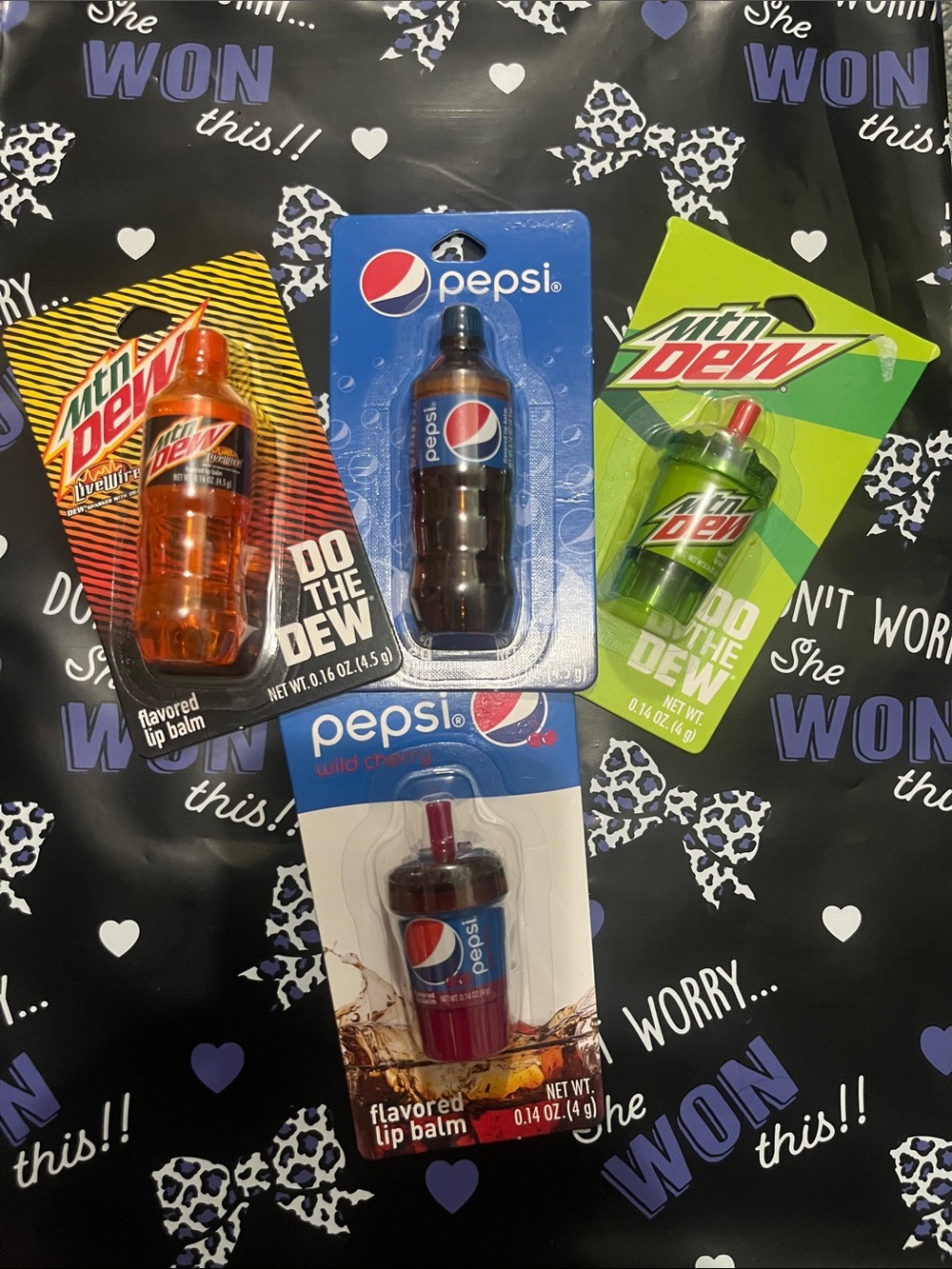 Pepsi & Mountain Dew Novelty Lip Balm - Pick 1